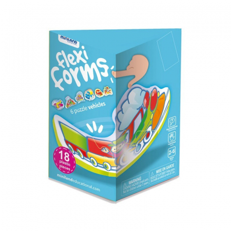 Set 6 puzzle Vehicule - Miniland [1]