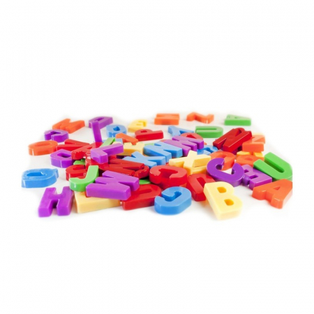 Jucarii educative - Set 66 litere mari magnetice - Miniland