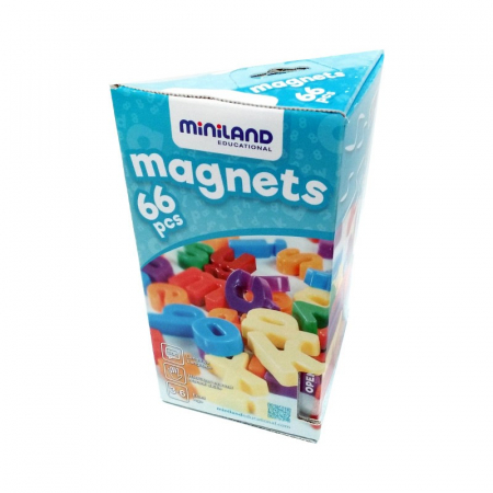 Set 66 litere mici magnetice - Miniland [1]