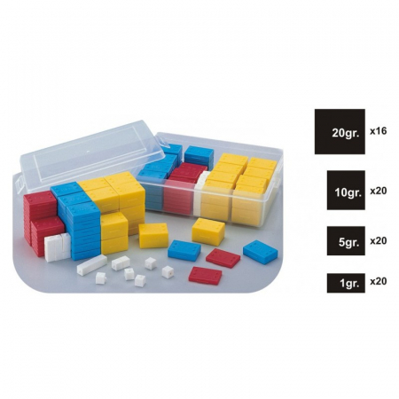 Set 76 greutati din plastic - Miniland [1]