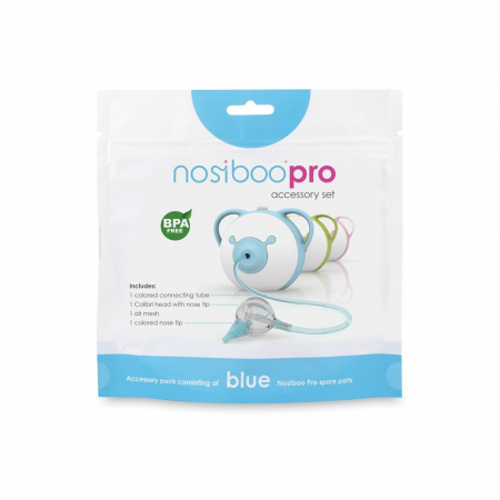 Set accesorii aspirator nazal electric Nosiboo Pro albastru [2]