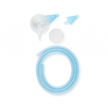 Aspiratoare nazale copii - Set accesorii aspirator nazal electric Nosiboo Pro albastru
