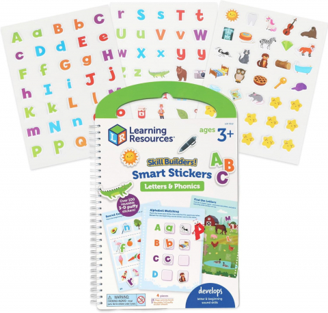 Jocuri educative - Set activitati educative cu abtibilduri - Litere si sunete (lb.engleza)