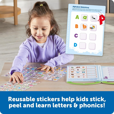 Set activitati educative cu abtibilduri - Litere si sunete (lb.engleza) [1]