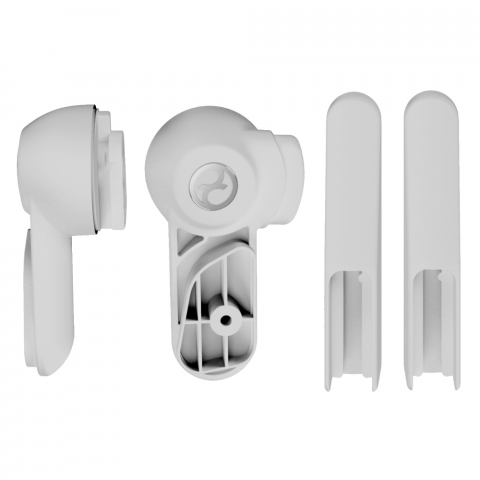 Scaune masa bebe - Set adaptoare scaun de masa Cybex Click & Fold White