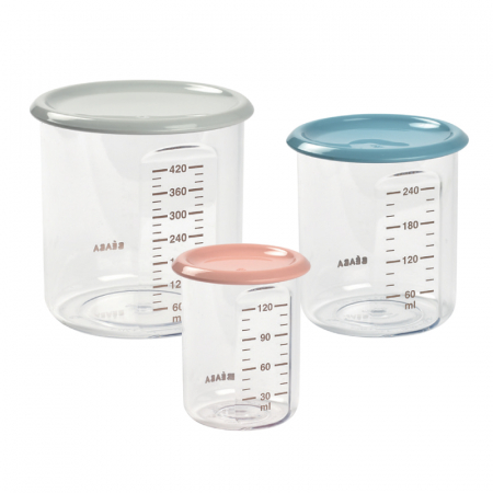 Set 3 recipiente ermetice din Tritan Beaba 120/240/420 ml [4]