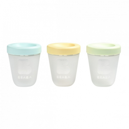 Set 3 recipiente silicon Beaba 200 ml Spring [1]