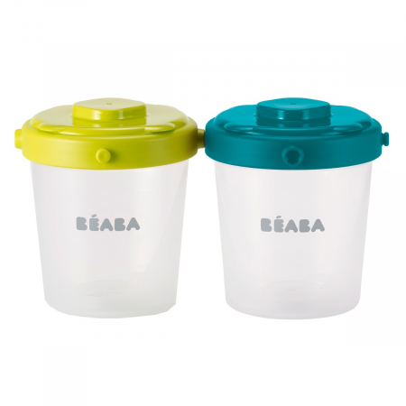 Set Beaba 6 recipiente ermetice pentru hrana (2X60ml, 4X120ml) [1]