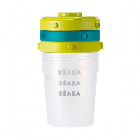 Set Beaba 6 recipiente ermetice pentru hrana (2X60ml, 4X120ml) [5]
