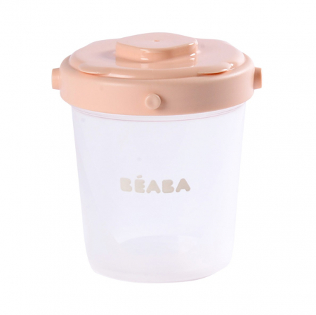 Set Beaba 6 recipiente hrana 200ml roz [1]