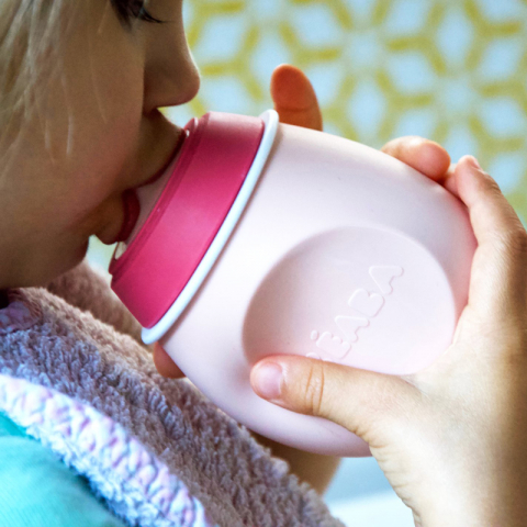 Set Beaba BabySqueez 2 in 1 si Recipient Squeez Roz [6]