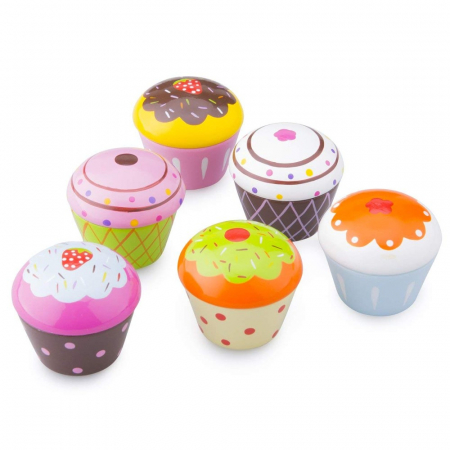 Jucarii de rol - Set Briose in Cutie de Cadou, New Classic Toys