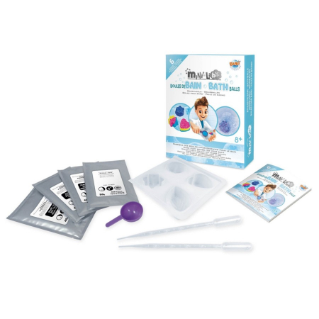 Jucarii educative - Set educativ Buki France Mini Laboratorul cu Bile de Baie