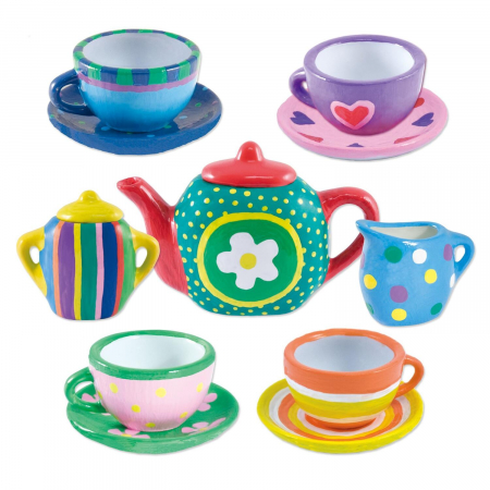 Set ceramica: Picteaza un set de ceai [5]