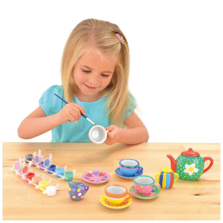 Set ceramica: Picteaza un set de ceai [7]
