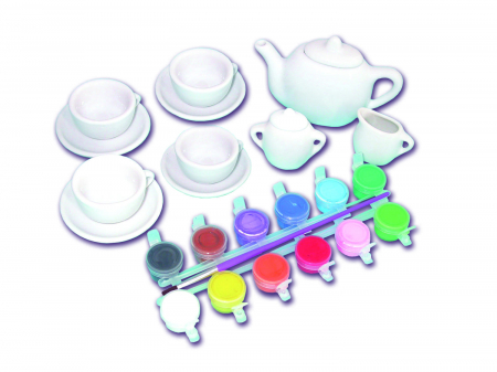 Set ceramica: Picteaza un set de ceai [2]