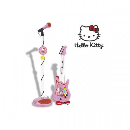 Jucarii muzicale - Set chitara si microfon - Hello Kitty Reig Musicales