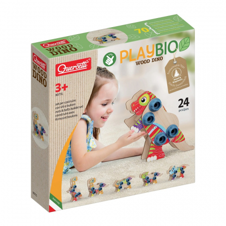 Seturi constructie copii - Set constructie dinozauri Quercetti Bio