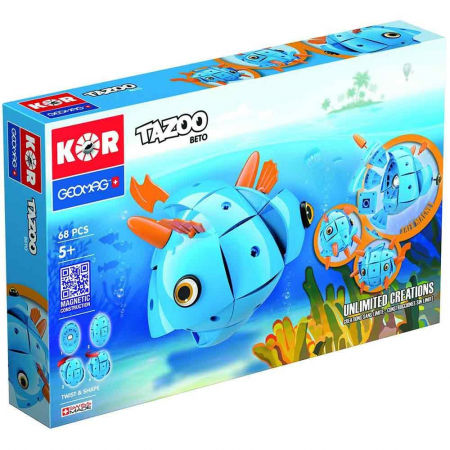 Set Constructie Magnetic Geomag Kor Tazoo Beto 68 [2]