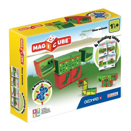Set Constructie Magnetic Geomag Magicube Animale Marine [1]
