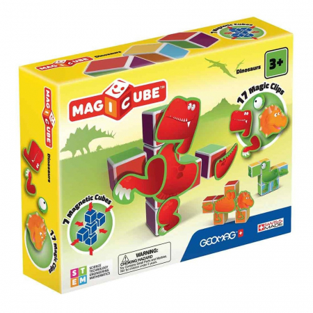 Set Constructie Magnetic Geomag Magicube Dinozauri [1]