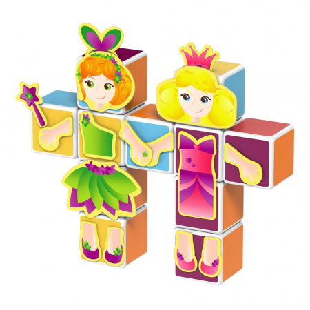 Set Constructie Magnetic Geomag Magicube Printese [0]
