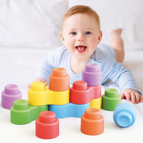 Set constructie Quercetti Momy Soft 12 piese [1]