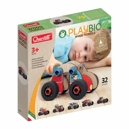 Seturi constructie copii - Set constructie vehicule Quercetti Bio