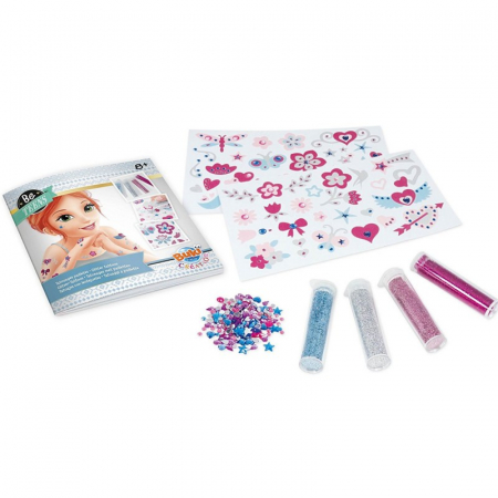 Arta si creatie - Set Creatie Buki France  Tatuaje cu Sclipici