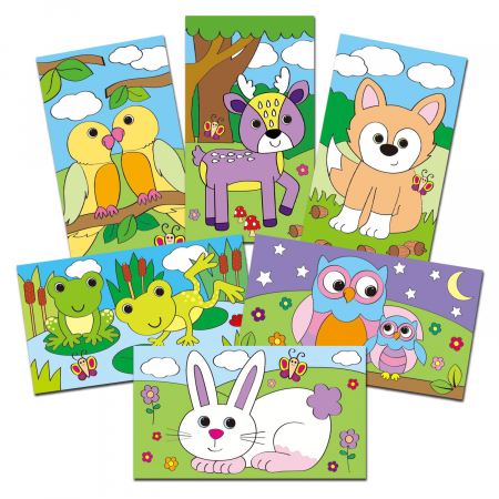 Set creativ de razuit - Animalute [1]