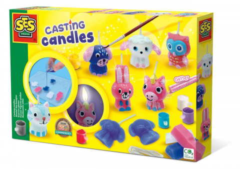 Arta si creatie - Set creativ Lumanari-Animale Vesele
