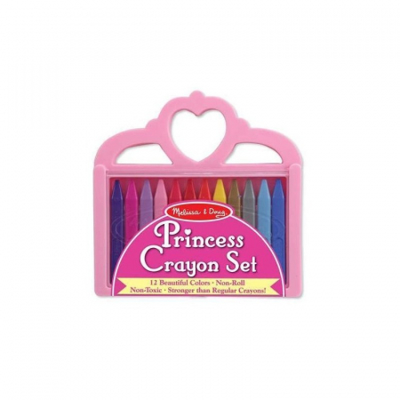 Set creioane colorate triunghiulare Princess Melissa and Doug 12 buc [0]