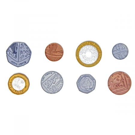 Jucarii educative - Set cu 700 monede de jucarie (lire)