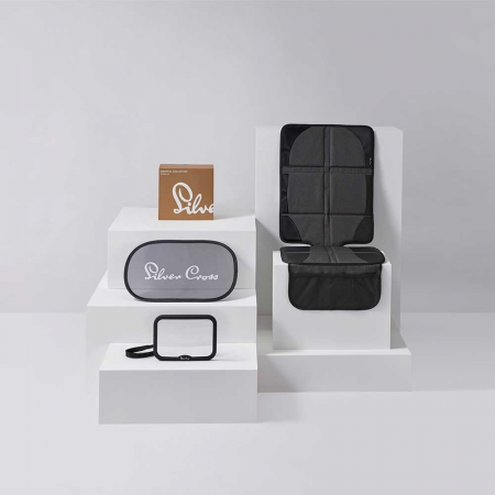 Set de calatorie Silver Cross, oglinda retrovizoare, parasolar, protectie bancheta [1]