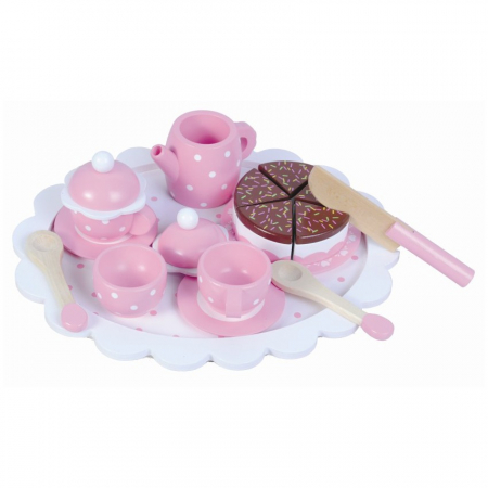 Jucarii de rol - Set de Ceai cu Tavita New Classic Toys