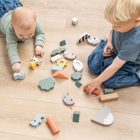 Set de constructie Done by Deer din lemn 34 piese Deer Friends [8]