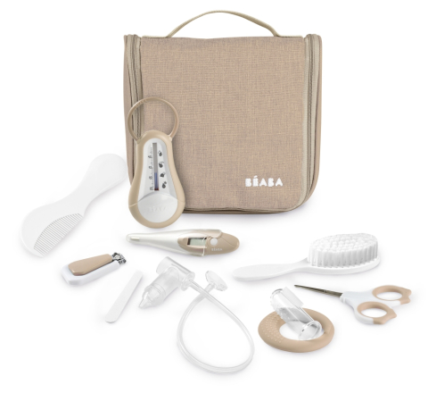 Produse pentru baie - Set de ingrijire Beaba 10 piese Clay