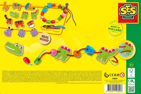 Set de Insirat Animale si Margele din Lemn [2]