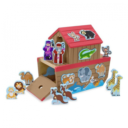 Jucarii interactive - Set de joaca din lemn Arca lui Noe Melissa and Doug