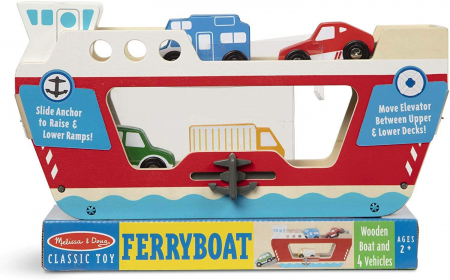 Jucarii lemn - Set de joaca din lemn Feribot- Melissa And Doug