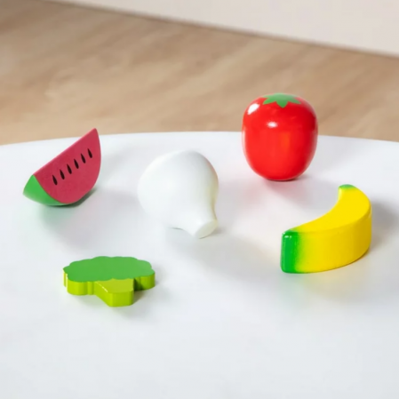 Set de joaca din lemn pentru jocuri de rol Fructe si legume [3]