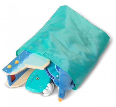 Set de joaca din lemn Pinguinii Zburatori - colectia Distractie la targ [2]