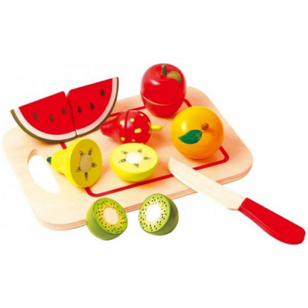 Jucarii de rol - Set de Joaca New Classic Toys Platou Fructe