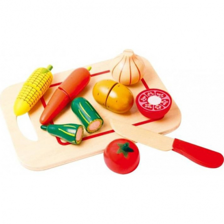 Jucarii de rol - Set de Joaca New Classic Toys Platou Legume