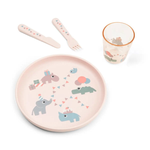 Articole hranire copii - Set de masa Done by Deer Foodie Celebration Powder