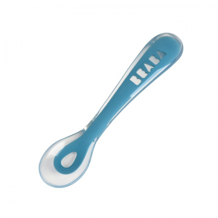 Set de masa silicon Beaba 2 piese Blue [2]