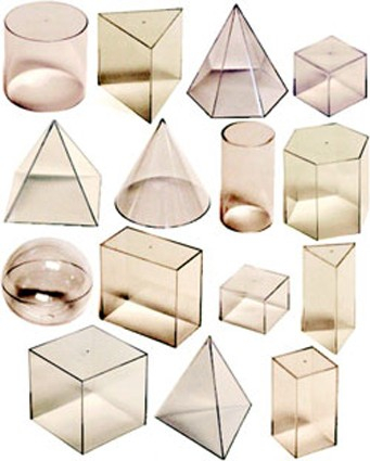 Stiinta si tehnica - Set didactic corpuri geometrice Miniland 15 piese