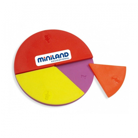 Jucarii educative - Set didactic pentru invatarea fractiilor Miniland
