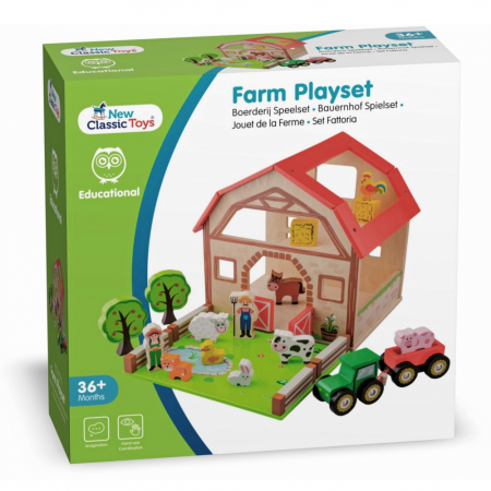 Set Ferma cu 20 de Piese, New Classic Toys [1]