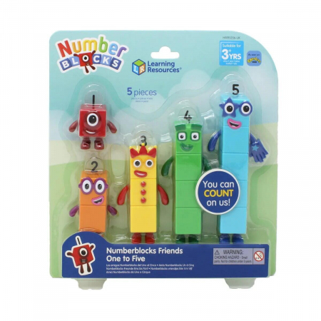 Figurine jucarii mici - Set figurine Numberblocks - De la Unu la Cinci
